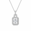 Σετ Κοσμημάτων Princess Glam από Ασήμι 925 Επιπλατινωμένο