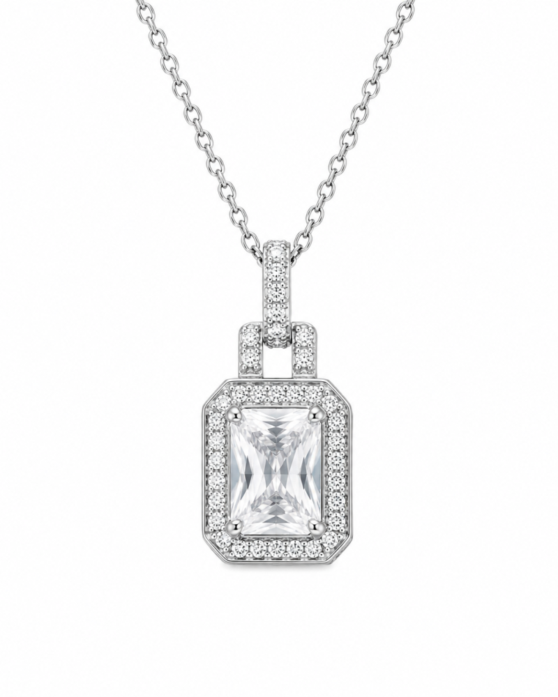 Σετ Κοσμημάτων Princess Glam από Ασήμι 925 Επιπλατινωμένο
