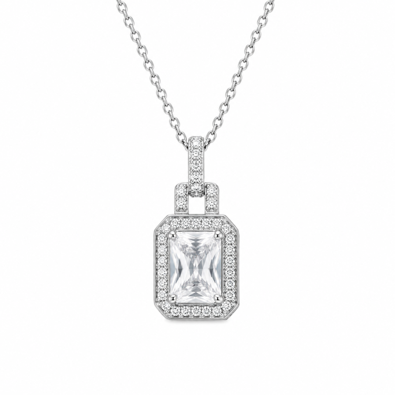 Σετ Κοσμημάτων Princess Glam από Ασήμι 925 Επιπλατινωμένο