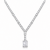 Luxury Princess Σετ από Επιπλατινωμένο Ασήμι 925 με Λευκά Ζιργκόν