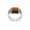 Ανδρικό Δαχτυλίδι με Καφέ Πέτρα Tiger Eye
