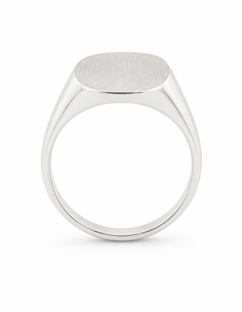 Minimal Ανδρικό Δαχτυλίδι Oval από Ασήμι 925