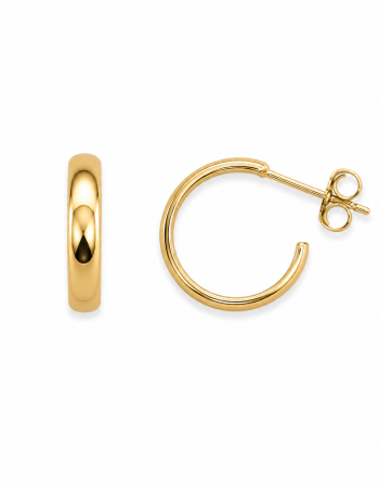 Επιχρυσωμένα Ασημένια Κρικάκια 925 Λουστρέ