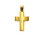 Ασημένιος Σταυρός 925 Επιχρυσωμένος Διπλής Όψης 